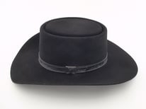 Vintage Black Stetson Revenger 4X Buffalo Felt Cowboy Hat