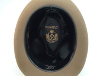 Vintage Resistol 3X Beaver Kitten Finish Bark Fedora Size 7 1/4"