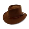 Smithbilt Hats Short Brim Cowboy Hat Whisky Color Western Fedora