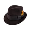 Vintage Adam Hats Premier Quality Brown Fedora