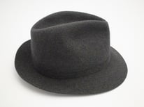 Royal Biltmore Traveler Grey Wool Felt Fedora Hat