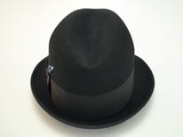 Champ Hats Kasmir Finish Black Fur Felt Trilby Fedora Hat