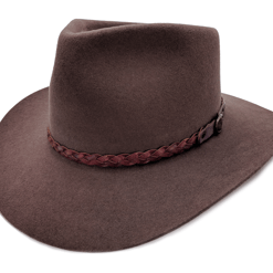 Vintage Akubra Stockman Cowboy Hat Fawn Size 59