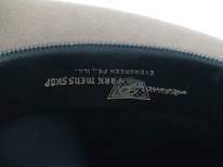 Vintage Resistol 3X Beaver Kitten Finish Bark Fedora Size 7 1/4"