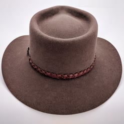 Vintage Akubra Stockman Cowboy Hat Fawn Size 59