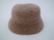 Kangol Furgora Lahinch Brown Angora Blend Bucket Hat
