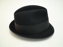 Champ Hats Kasmir Finish Black Fur Felt Trilby Fedora Hat