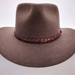 Vintage Akubra Stockman Cowboy Hat Fawn Size 59