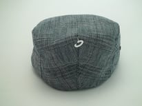 Stetson Herringbone Navy Ivy 100% Cotton Golf Driving Flat Cap