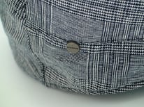 Stetson Herringbone Navy Ivy 100% Cotton Golf Driving Flat Cap