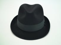 Champ Hats Fedora Kasmir Finish Black Fur Felt Hat