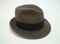 Beaver Brand Hats Brown Imported Coney Fur Felt Fedora