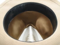 Resistol Self Conforming Tan Suede Fedora Size 7 1/4"