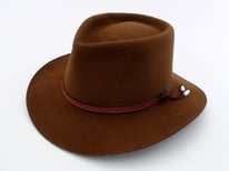 Smithbilt Hats Short Brim Cowboy Hat Whisky Color Western Fedora