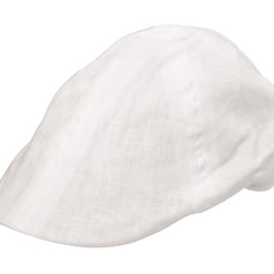 Bigalli Hats Cream Cotton Linen Duckbill Cap