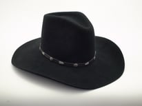 Vintage Charlie 1 Horse Black Cowboy Hat