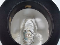 Champ Hats Kasmir Finish Black Fur Felt Trilby Fedora Hat