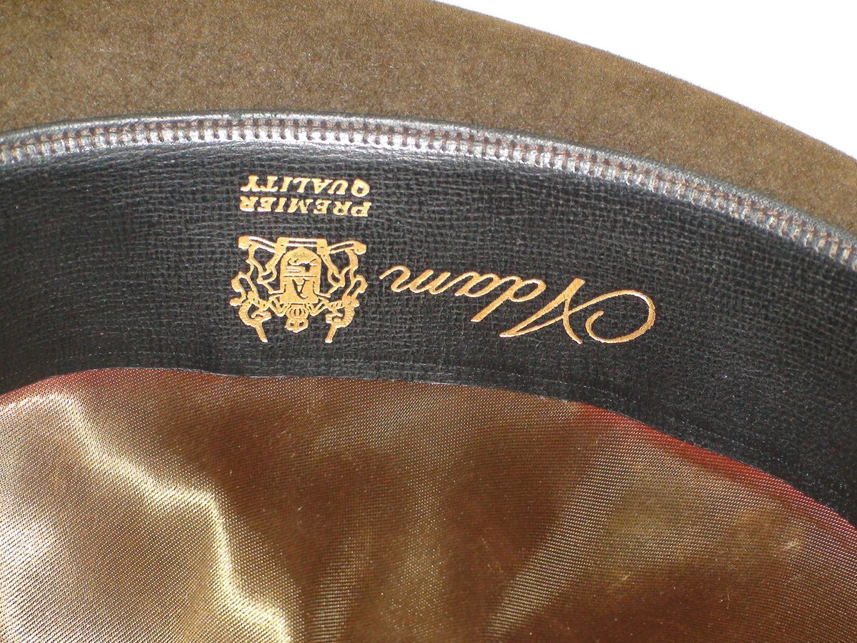 Adam Hats Premier Quality Brown Fur Felt Fedora Hat