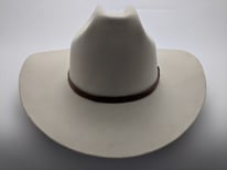 Vintage White Cheyenne 3X Cowboy Hat Size 7 1/8" (57)