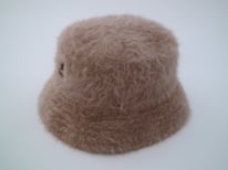 Kangol Furgora Lahinch Brown Angora Blend Bucket Hat
