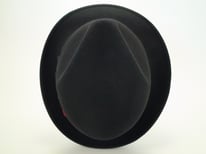 Champ Hats Fedora Kasmir Finish Black Fur Felt Hat