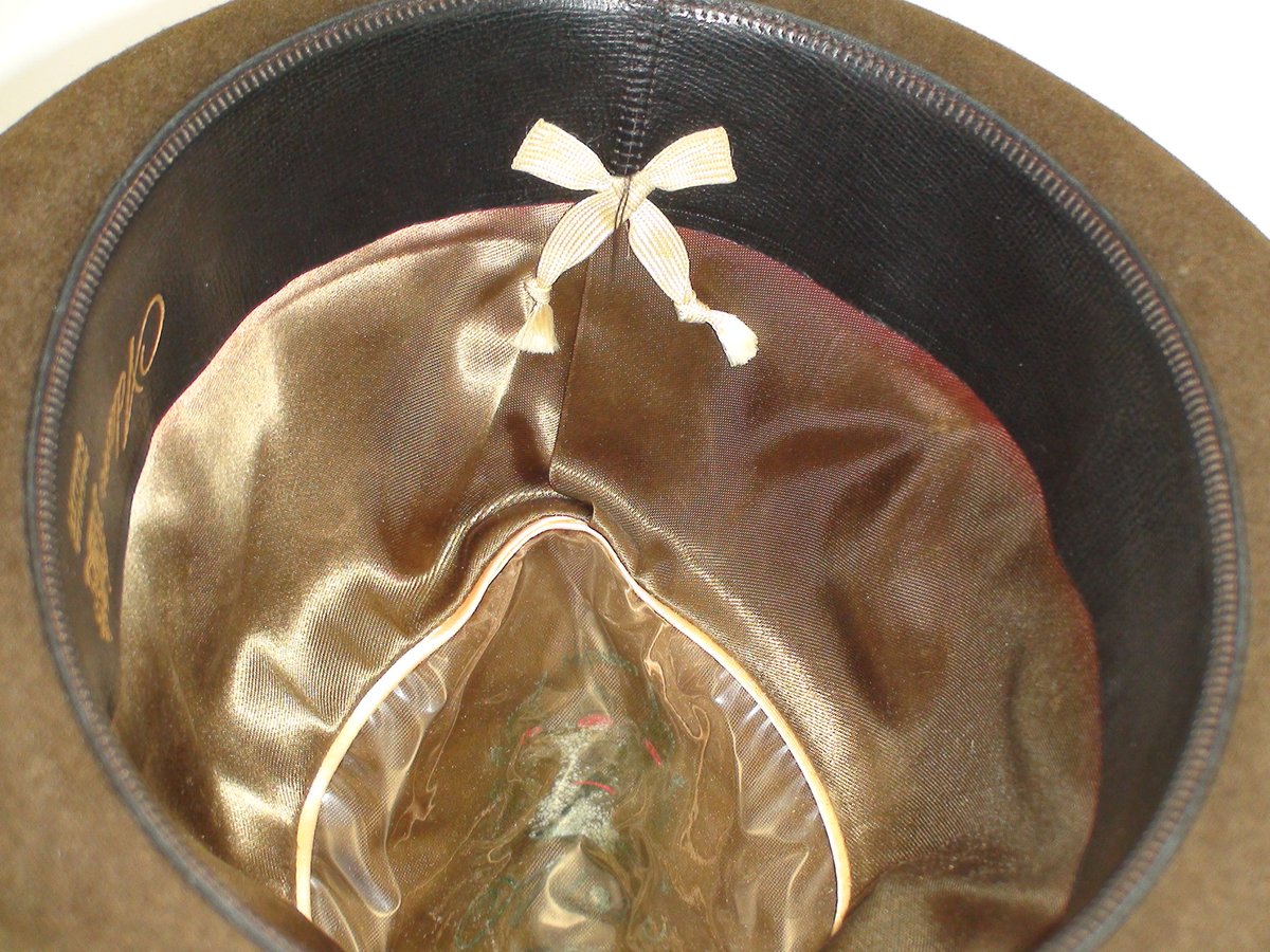 Adam Hats Premier Quality Brown Fur Felt Fedora Hat