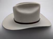 Vintage White Cheyenne 3X Cowboy Hat Size 7 1/8" (57)