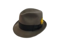 Beaver Brand Hats Brown Imported Coney Fur Felt Fedora