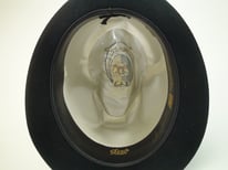 Champ Hats Kasmir Finish Black Fur Felt Trilby Fedora Hat