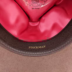 Vintage Akubra Stockman Cowboy Hat Fawn Size 59