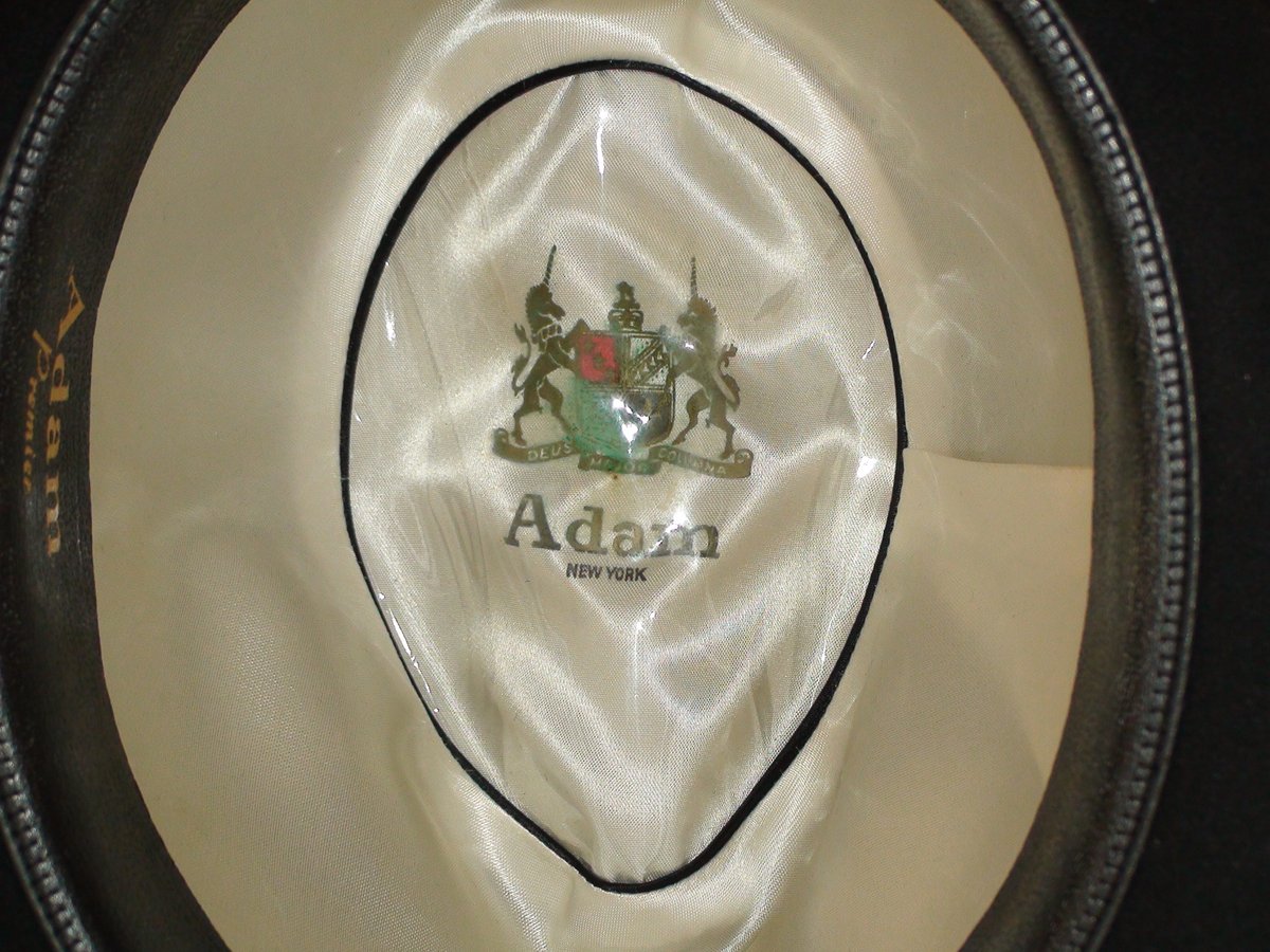 Adam Hats Premier Black Fur Felt Fedora Hat
