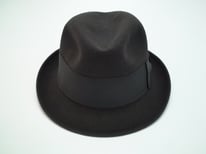 Vintage Premier Quality Knox New York Fedora in Black