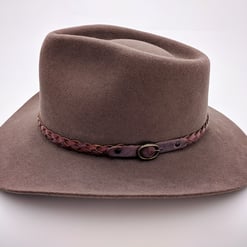 Vintage Akubra Stockman Cowboy Hat Fawn Size 59