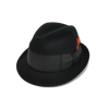 Resistol 990 5X Beaver Kitten Finish Black Fedora