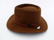 Smithbilt Hats Short Brim Cowboy Hat Whisky Color Western Fedora