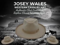 Josey Wales Cowboy Hat Authentic Clint Eastwood Classic Replica Western Style