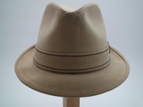 Resistol Self Conforming Tan Suede Fedora Size 7 1/4"