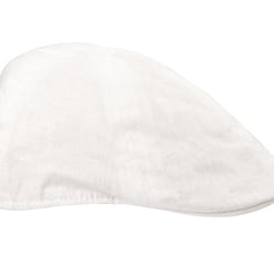 Bigalli Hats Cream Cotton Linen Duckbill Cap
