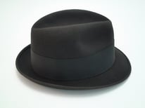 Vintage Premier Quality Knox New York Fedora in Black