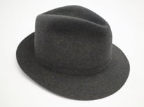 Royal Biltmore Traveler Grey Wool Felt Fedora Hat