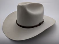 Vintage White Cheyenne 3X Cowboy Hat Size 7 1/8" (57)