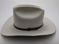 Vintage White Cheyenne 3X Cowboy Hat Size 7 1/8" (57)