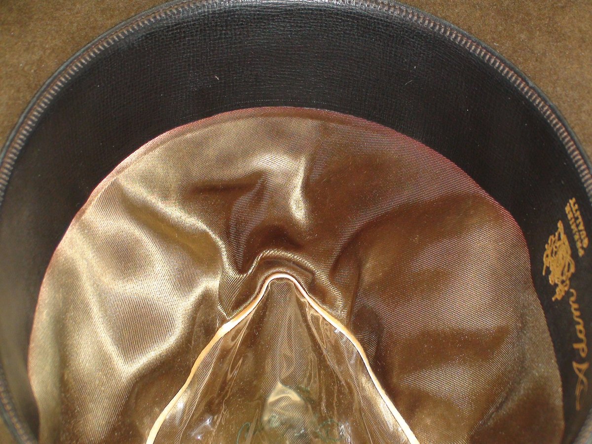 Adam Hats Premier Quality Brown Fur Felt Fedora Hat
