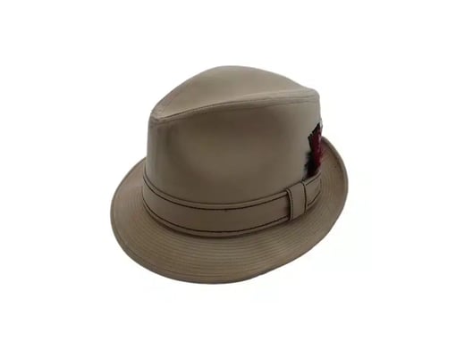 Resistol Self Conforming Tan Suede Fedora