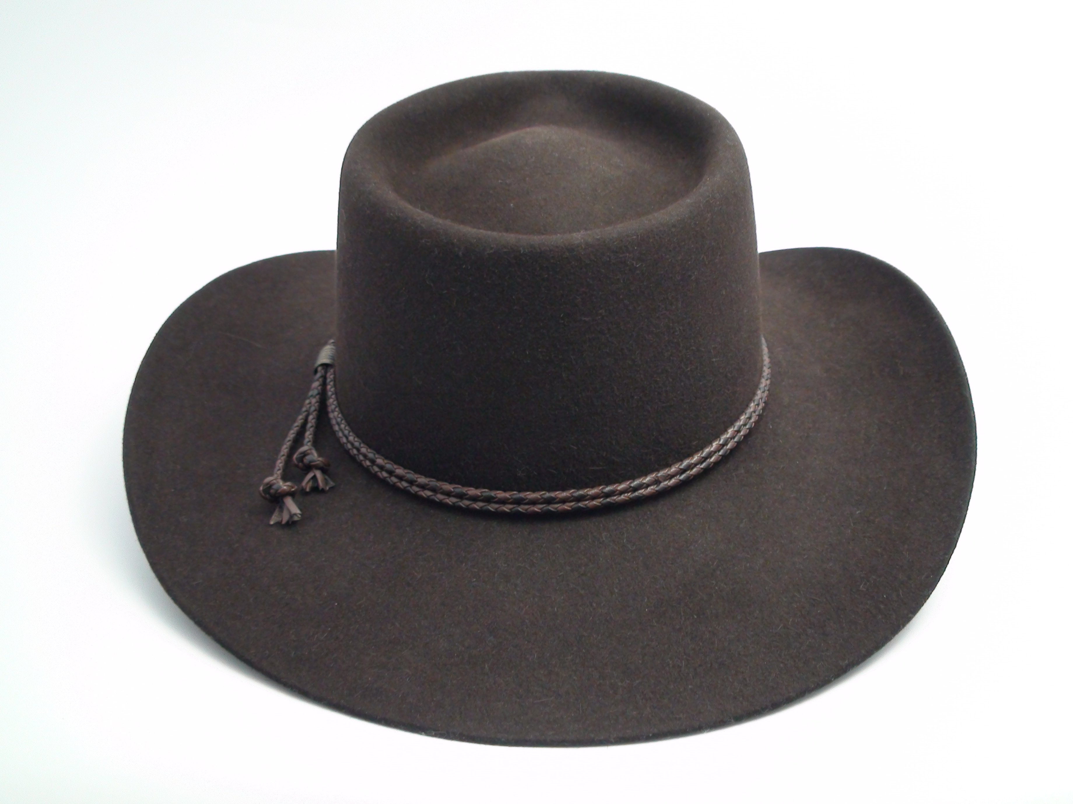 Vintage Akubra Hats Snowy River Chocolate Cowboy Hat Size 7 1 4 58