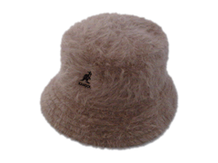 Kangol Furgora Lahinch Brown Angora Blend Bucket Hat