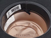 Vintage Black Stetson Revenger 4X Buffalo Felt Cowboy Hat