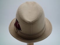 Resistol Self Conforming Tan Suede Fedora Size 7 1/4"