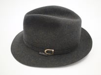 Royal Biltmore Traveler Grey Wool Felt Fedora Hat