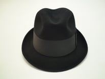 Champ Hats Kasmir Finish Black Fur Felt Trilby Fedora Hat